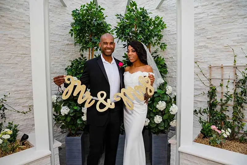 Garden Wedding Ceremony at Bliss Chapel